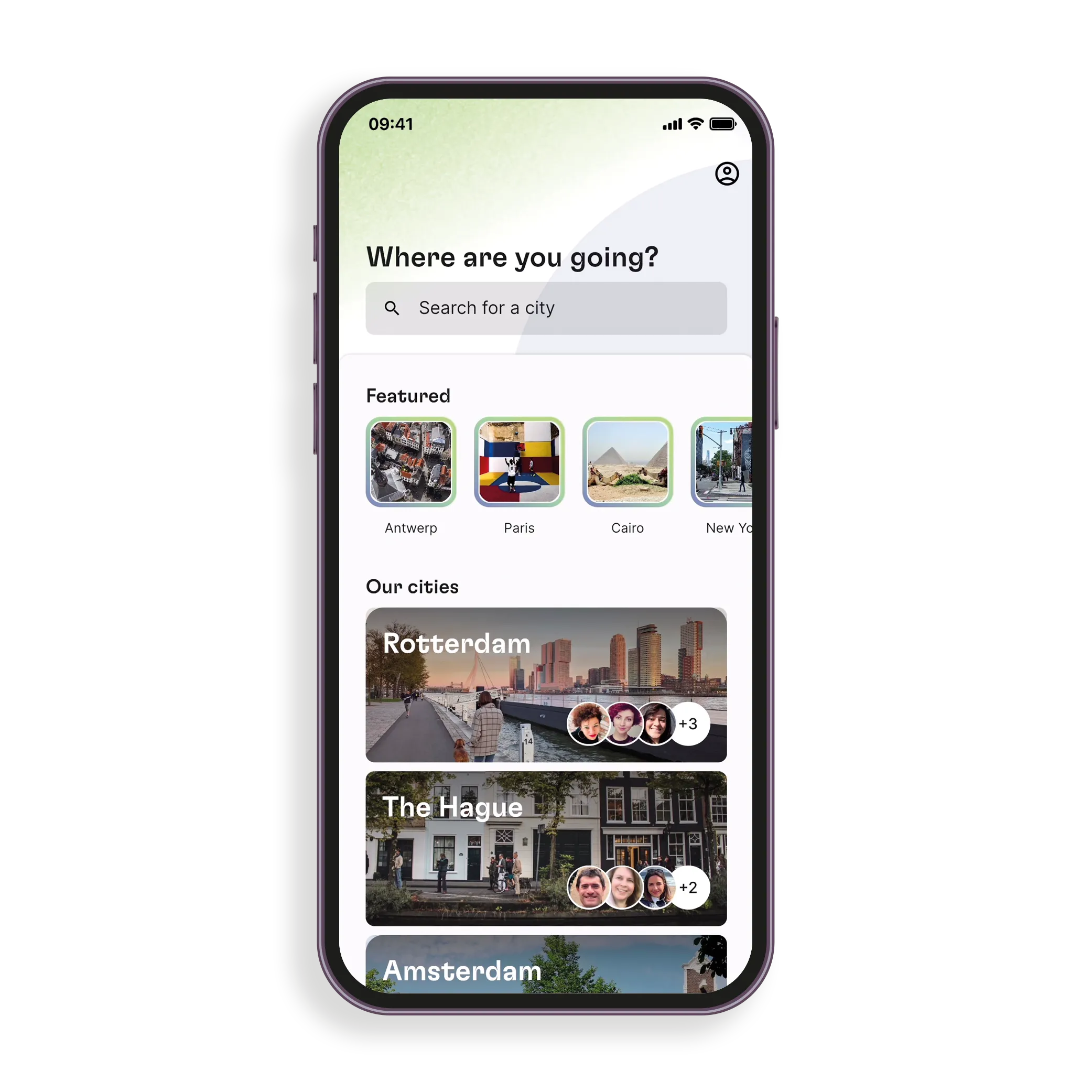 Spotted by Locals app — home overzicht met lokale tips